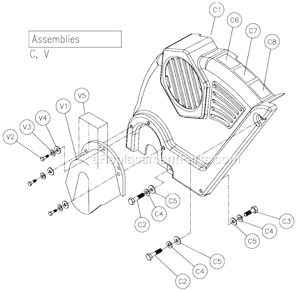 Page C Diagram and Parts List for MK-2020  MK Diamond Concrete Saw